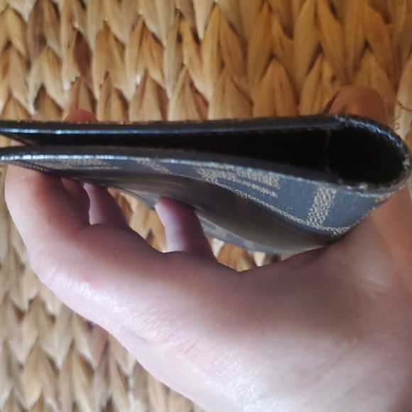 Fendi Brown and Black Checkbook/Clutch - Picture 9 of 13